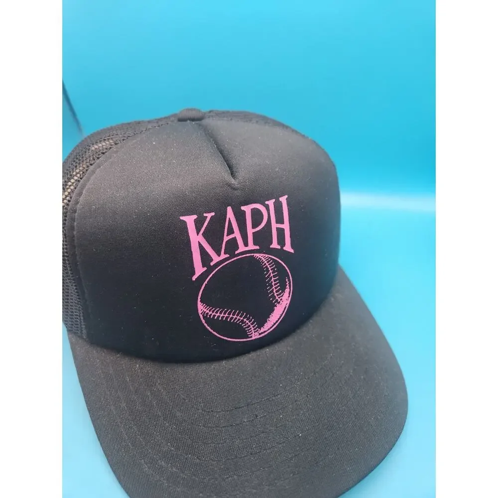 Vtg Kaph Snapback Hat cap trucker mesh Baseball Softball